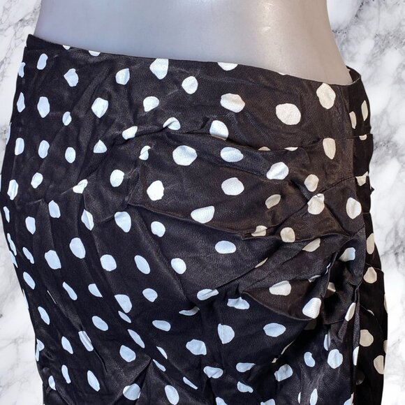 MAJORELLE Fiammetta Maxi Skirt Black & White Dot - Picture 4 of 12